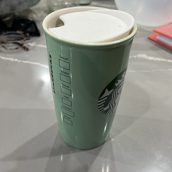 Animal Kingdom Map Disney Starbuck Sipping Cup Green - Picture 3 of 6